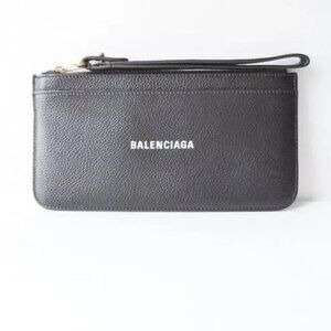 100% Authentic BALENCIAGA Neo Classic Bifold Wallet Black Bifold Wallet
